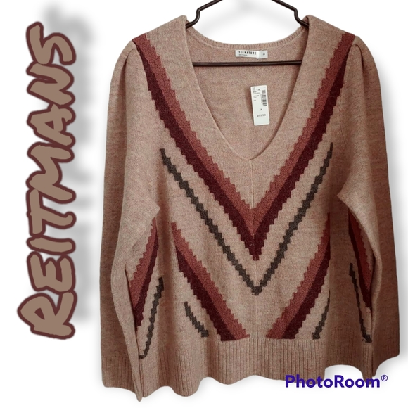 🍁❄️NWT, Reitmans signature, beige warm sweater, fall, spring, winter - Picture 3 of 14